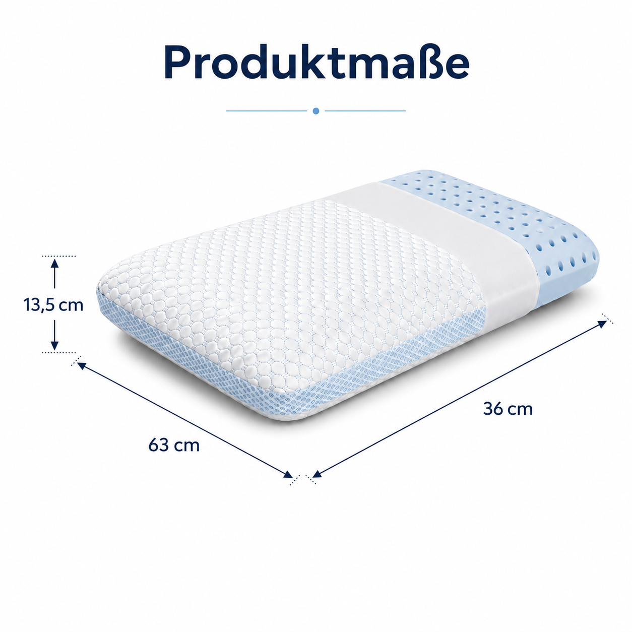 Cooling Kissen + Bezug – kühler Schlafkomfort für Kopf & Nacken