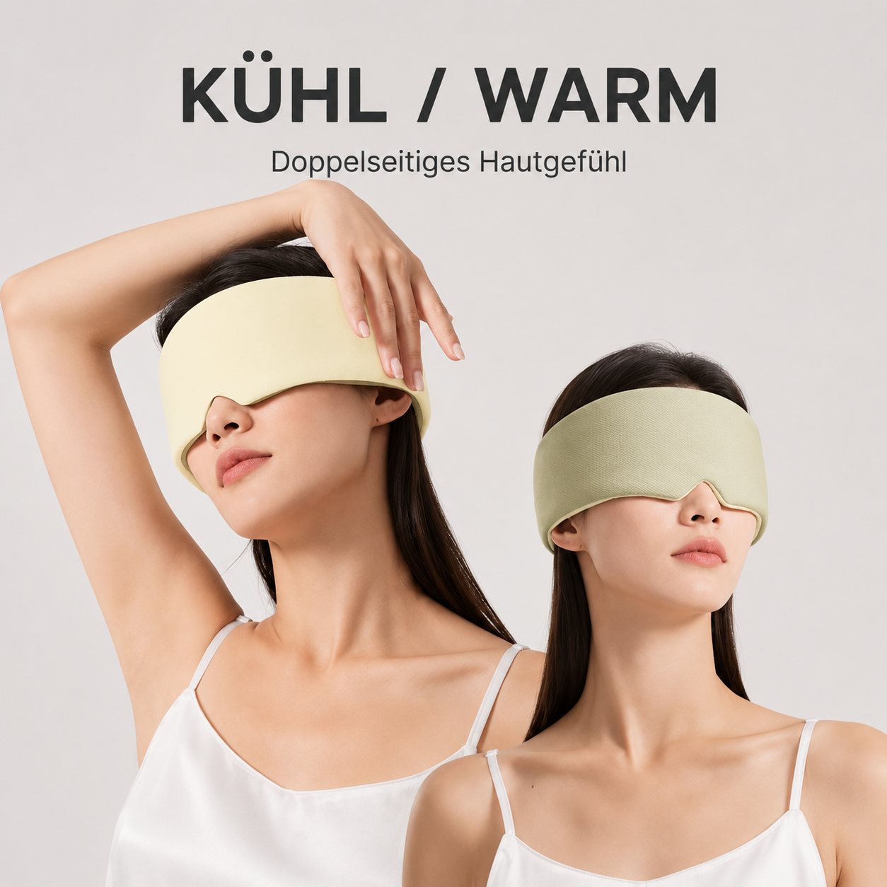 Premium Cooling Schlafmaske – sanft kühlend & hautschonend