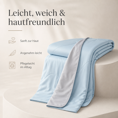 Cooling Bettdecke – angenehm kühl schlafen ohne Strom
